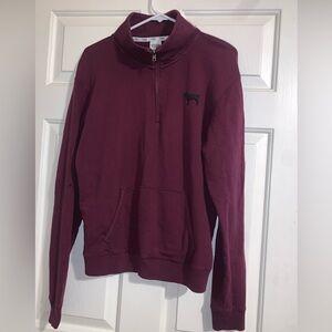 PINK Victoria's Secret Burgundy Zip-Up